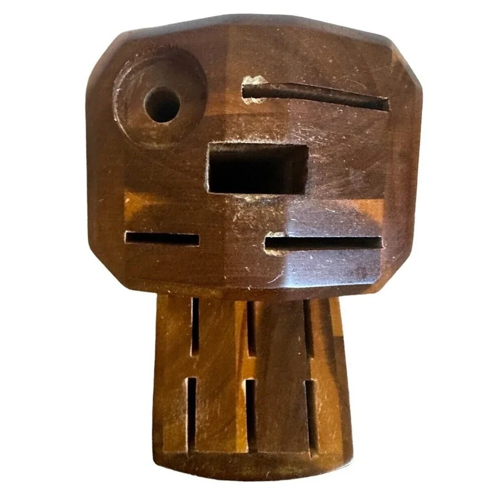 Cangshan Acacia Wooden Knife Block for 12 Piece Knife Sets